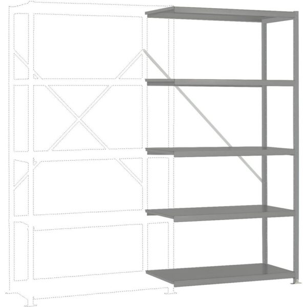 Manuflex RP1153.9006 Magazijnstelling uitbreidingsmodule (b x h x d) 1000 x 2000 x 500 mm Staalbodem
