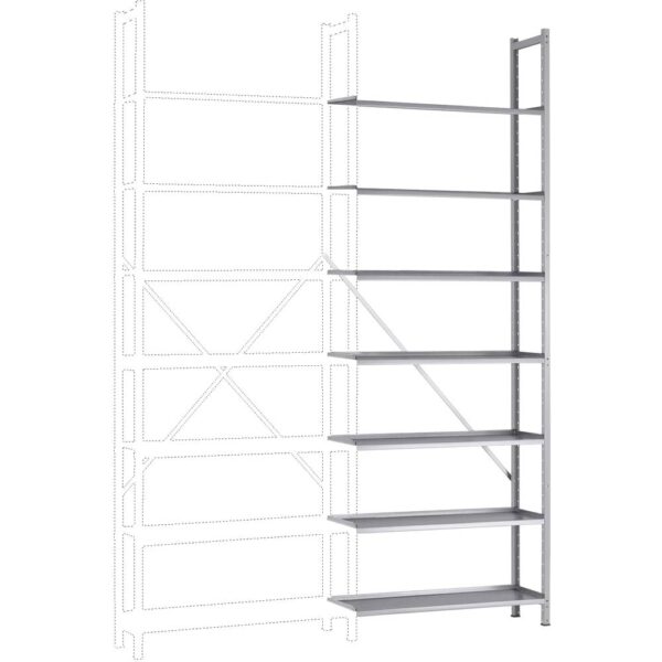Manuflex RA3172.9006 Magazijnstelling uitbreidingsmodule (b x h x d) 1250 x 2500 x 700 mm Staalbodem
